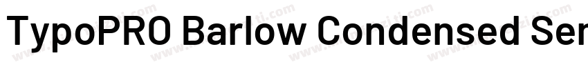 TypoPRO Barlow Condensed Semibold字体转换